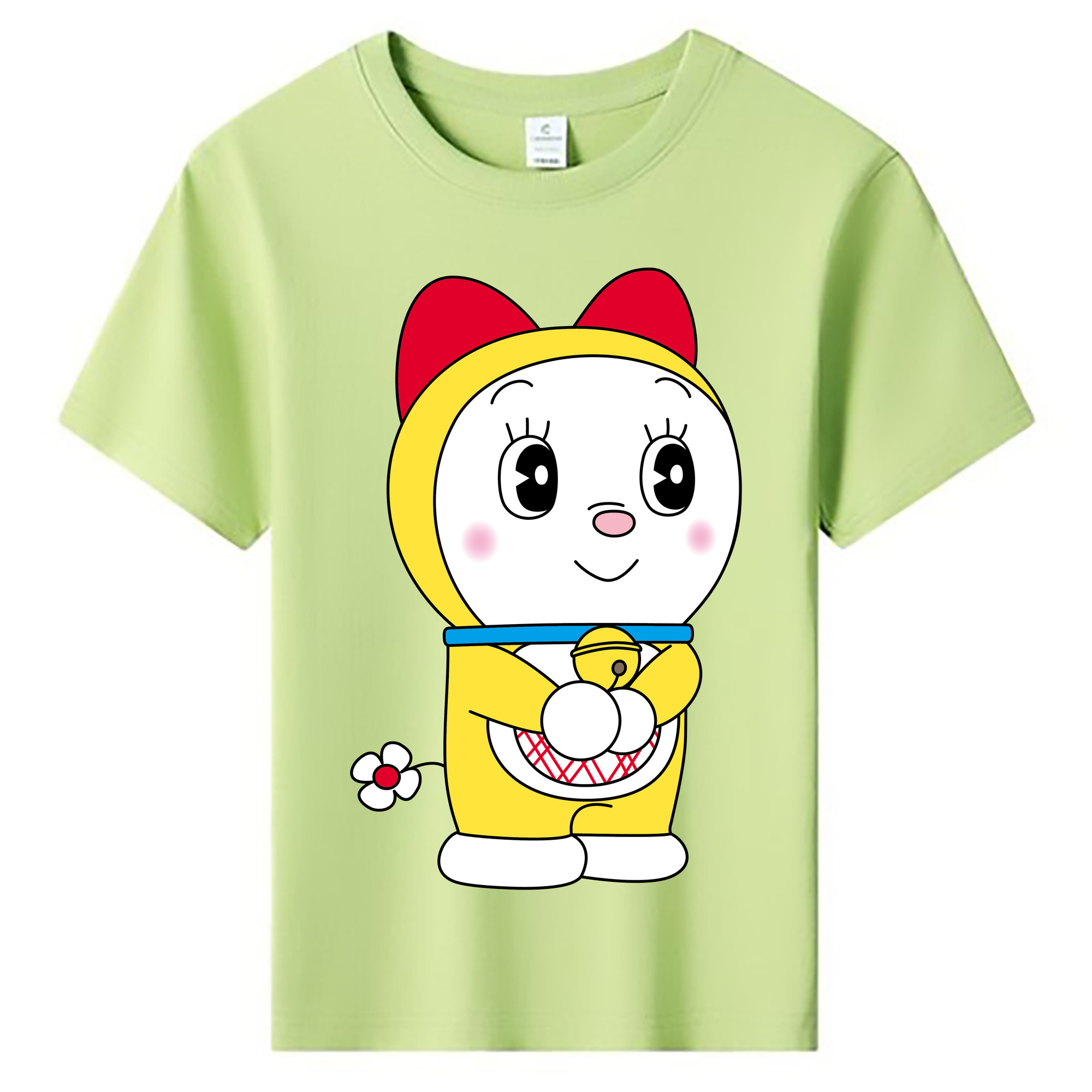（画像用） ドラえもん ドラミ Doraemon Dorami 綿100％キッズTシャツ（フロントプリント）